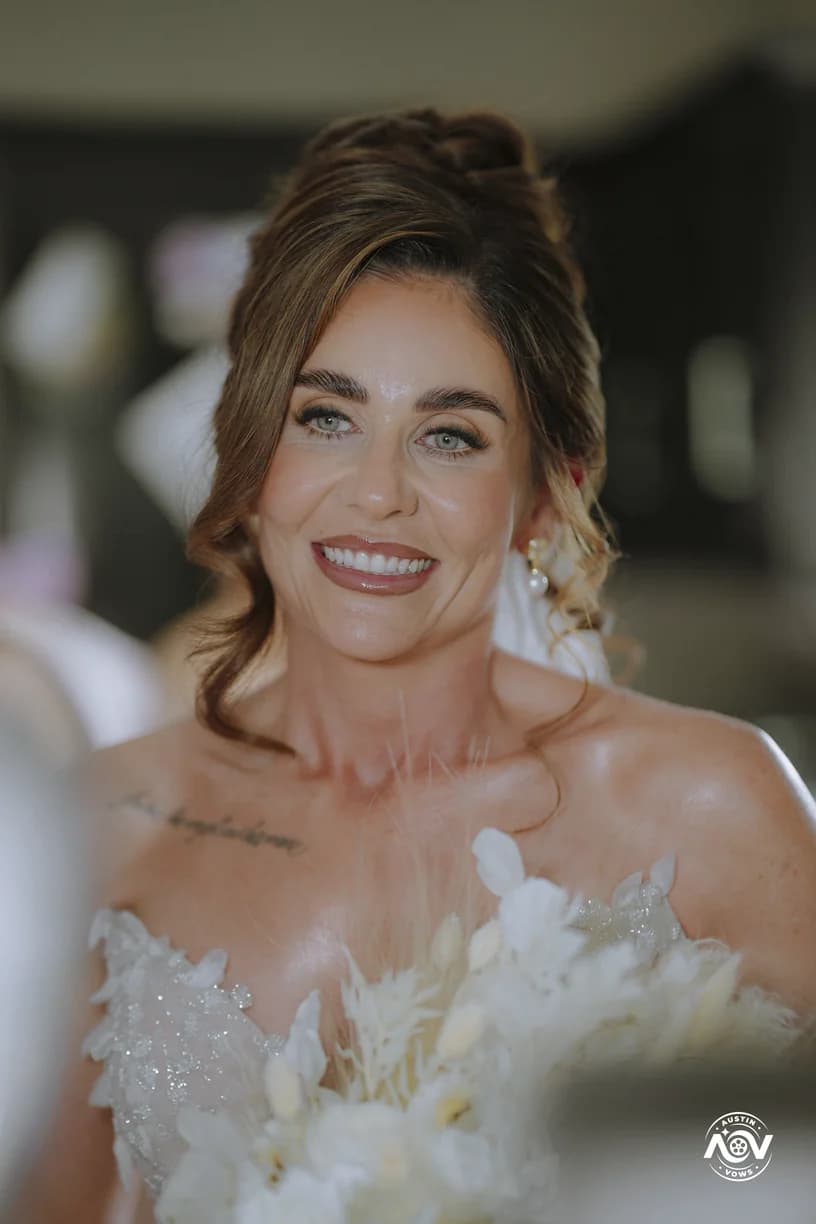 Stacey & William wedding moment