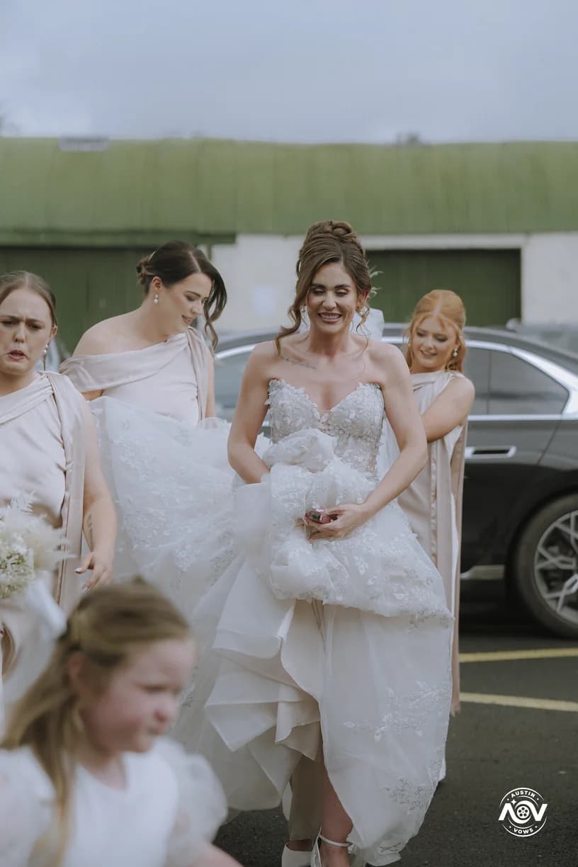 Stacey & William wedding moment