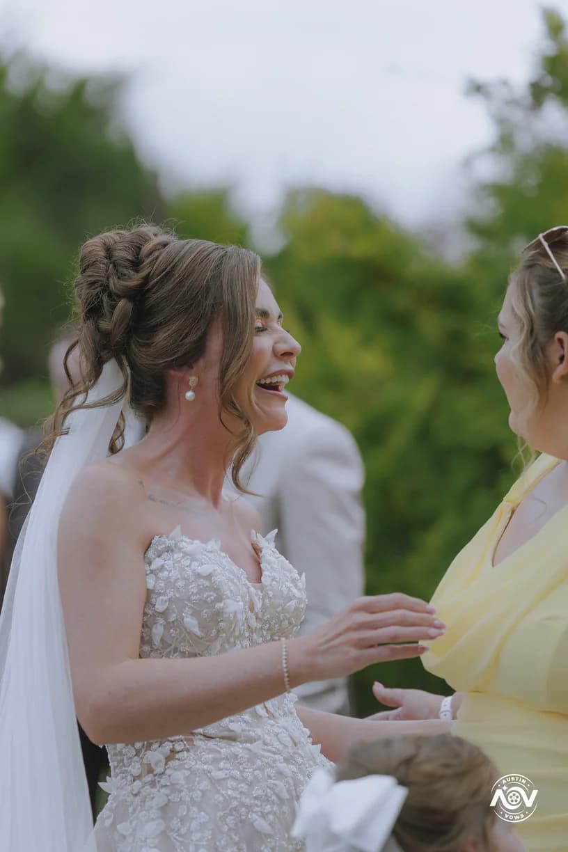 Stacey & William wedding moment
